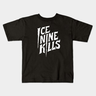 Ice Music Nine Band Kills  – Floral Kids T-Shirt